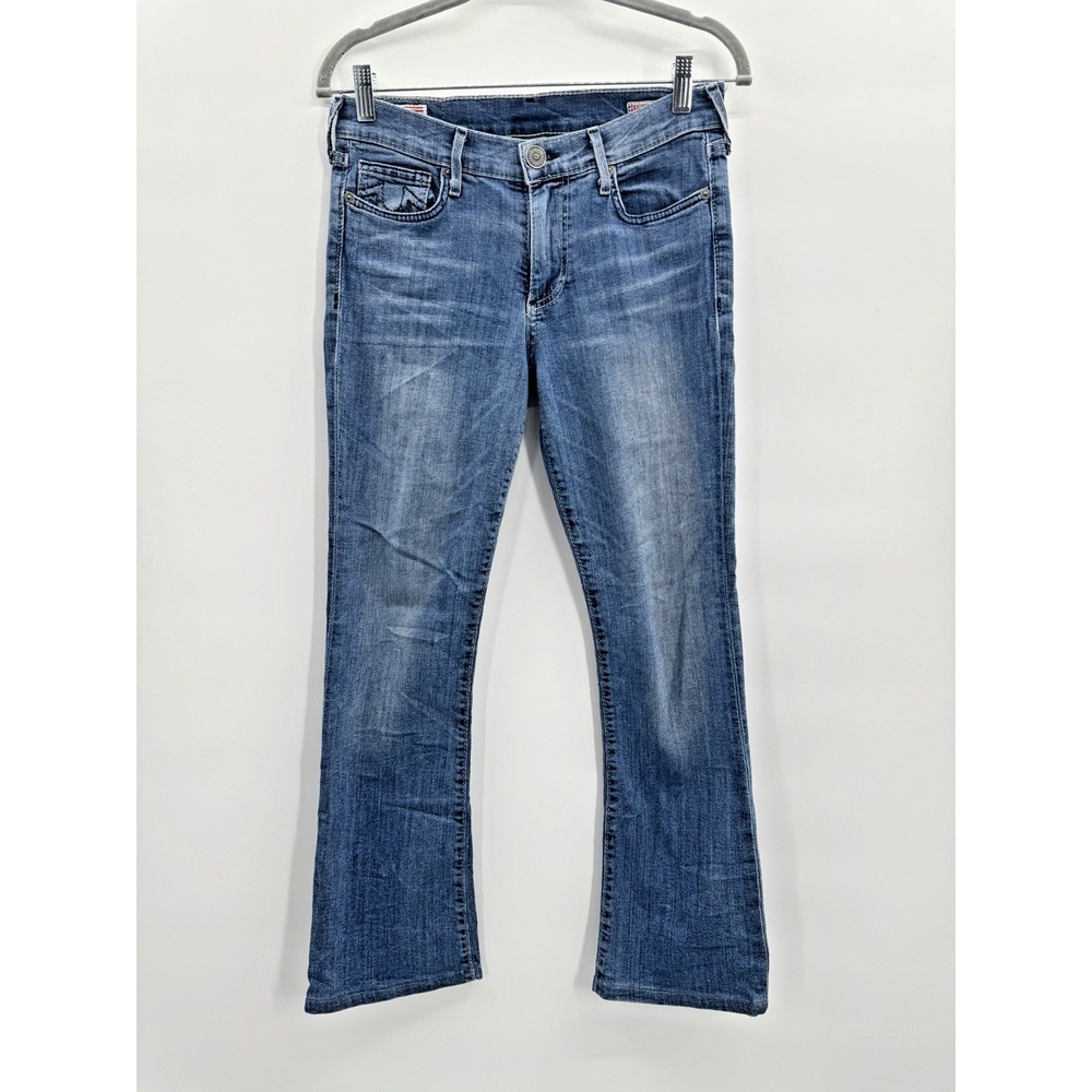 VTG Y2K True Religion Becca Mid Rise Bootcut Jeans 28 6 Medium Wash Retro Denim